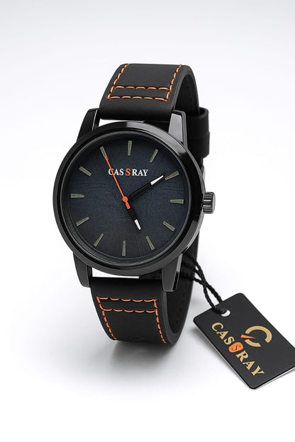 Cassray Leather Strap Watch
