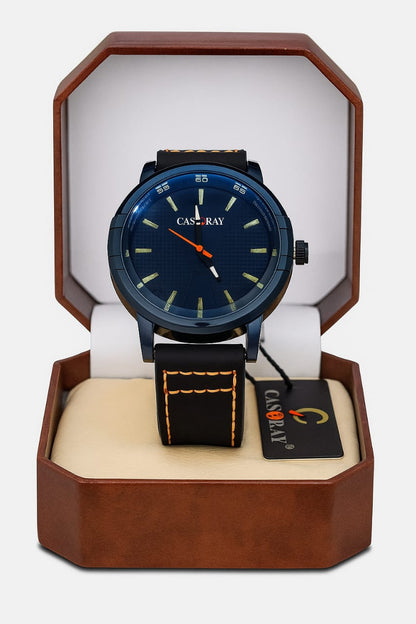 Cassray Leather Strap Watch